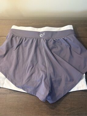 Exofficio Lavender Athletic Shorts with White Waistband